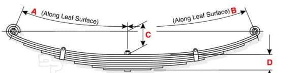 55-1206 - Front Leaf Spring - International, (product_type), (product_vendor) - Nick's Truck Parts