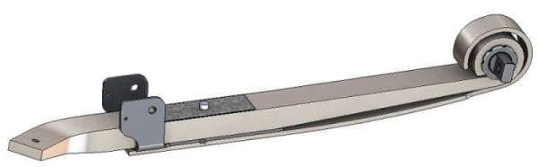 55-1235- International 2 Leaf Air Beam L/H 1/SB/1, (product_type), (product_vendor) - Nick's Truck Parts