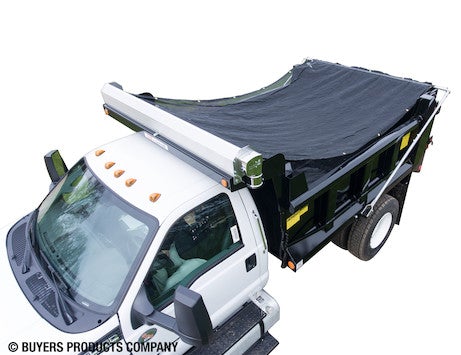 5548365- Buyers 8-19 Foot Steel Tarp Kit 900W/60:1 Gear Motor - 4 Springs With Wind Deflector - Nicks Truck Parts