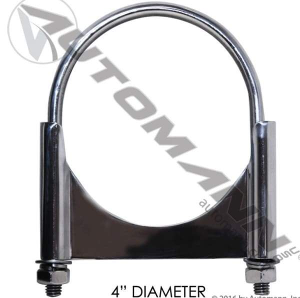 562.U3304SSExhaust Clamp Guillotine Type 4in Nick's Truck Parts