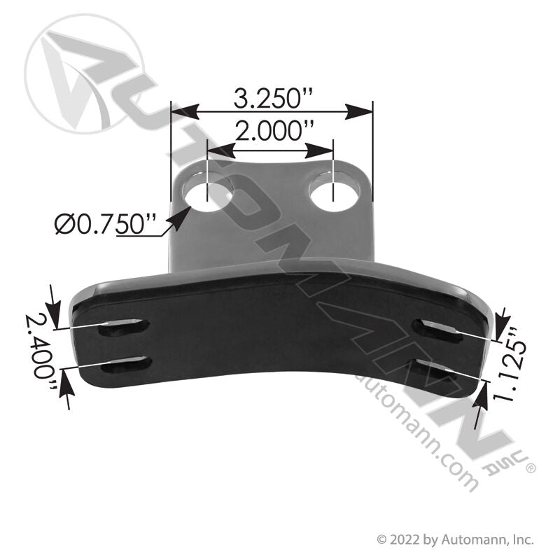 562.U7512998SS- Mounting Bracket Peterbilt - Nick's Truck Parts