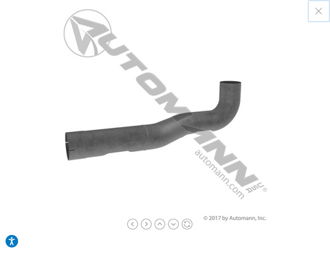 562.U7515501A - Exhaust Elbow ALZ Peterbilt - Nick's Truck Parts