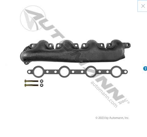 562.UM55104K - Exhaust Manifold Kit IHC - Nick's Truck Parts