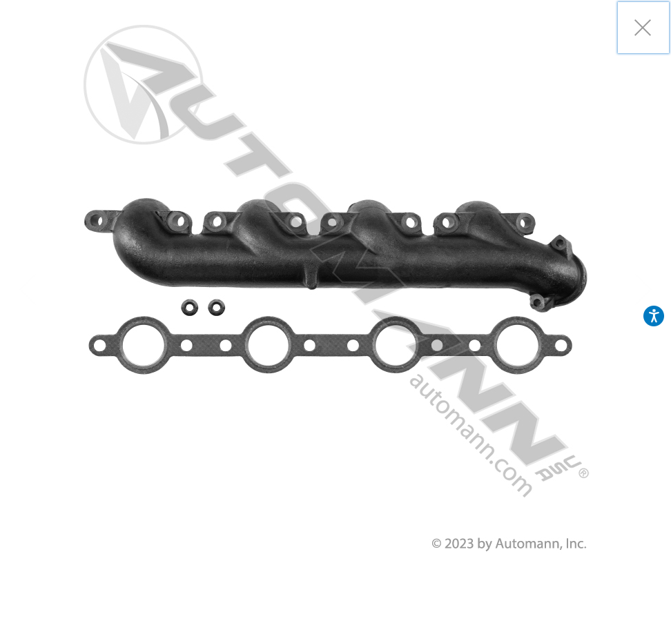 562.UM55105K - Exhaust Manifold Kit IHC - Nick's Truck Parts