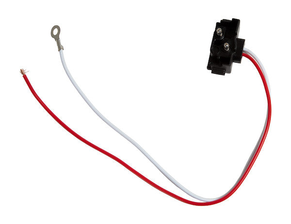 5620251 -Buyers DOT Light Plug 2-Pin Right Angle Male With Stripped Power And #10 Ring On Ground (PKG of 25) - Nicks Truck Parts