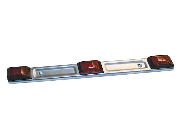 5621720 -Buyers Stainless Steel ID Bar Light With 9 LEDs - Nicks Truck Parts