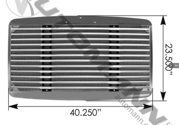 564.14001-GRILLE FREIGHTLINER, (product_type), (product_vendor) - Nick's Truck Parts