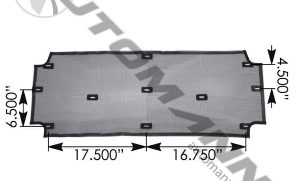 564.14007S-Freightliner Grille Bug Screen, (product_type), (product_vendor) - Nick's Truck Parts