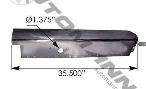 564.75014-Grille Shell LH Peterbilt, (product_type), (product_vendor) - Nick's Truck Parts