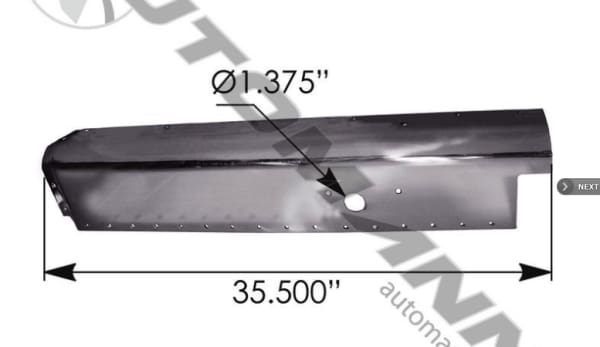 564.75015-Grille Shell RH Peterbilt, (product_type), (product_vendor) - Nick's Truck Parts
