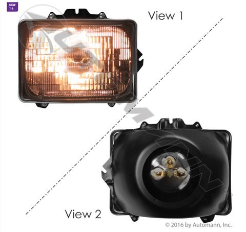 564.43019 - Headlamp RH Ford - Nick's Truck Parts