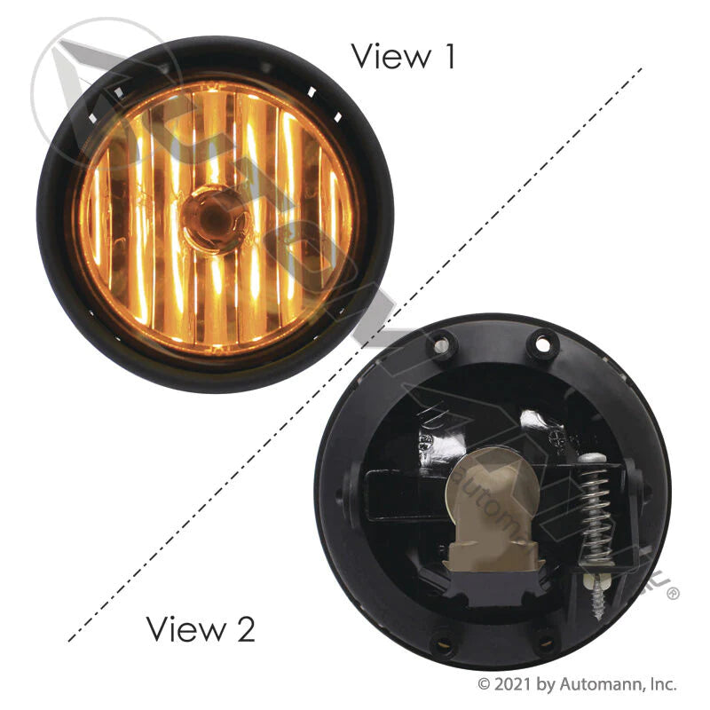 564.46009 - Fog Lamp Yellow Freightliner - Nick's Truck Parts