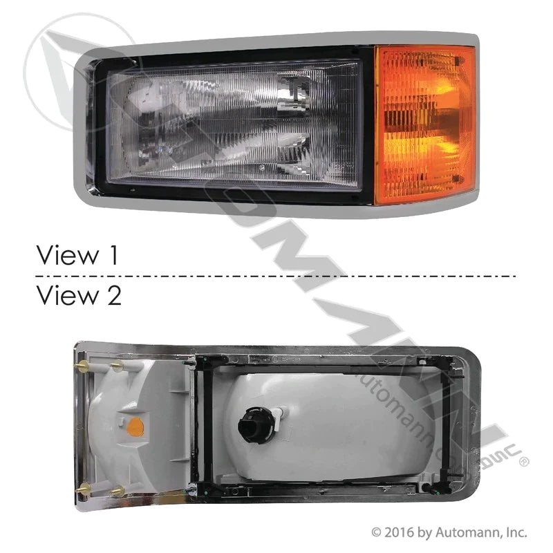 564.62024 - Headlamp Assembly LH Mack - Nick's Truck Parts