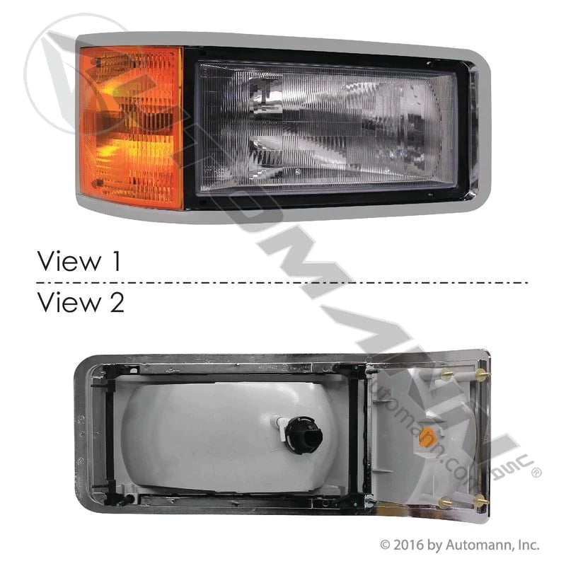 564.62025 - Headlamp Assembly RH Mack - Nick's Truck Parts