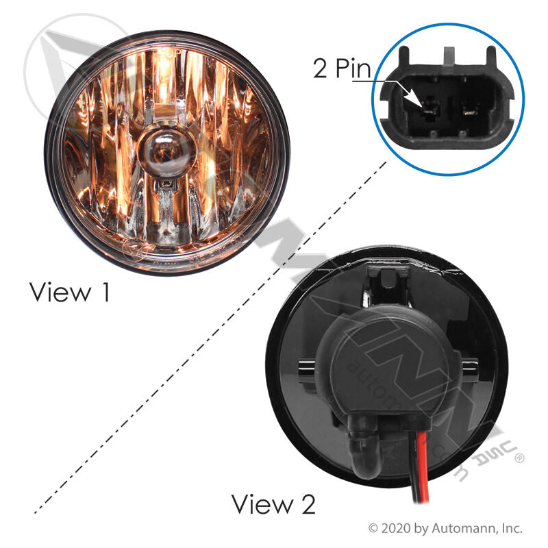 564.62654 - Fog Lamp Mack - Nick's Truck Parts