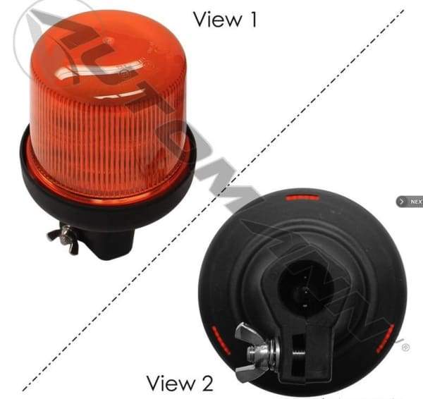 571.KL100APHE-Hella K-LED 100 Warning Amber DIN Pole, (product_type), (product_vendor) - Nick's Truck Parts
