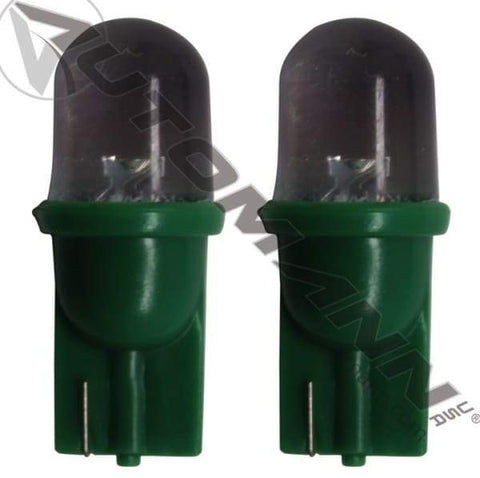 571.LD194G1-2-LED Bulb Replacement for 194 Green 2pcs, (product_type), (product_vendor) - Nick's Truck Parts