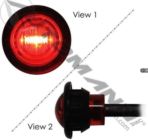 571.LD33R3-Marker Light LED 3/4in Red, (product_type), (product_vendor) - Nick's Truck Parts