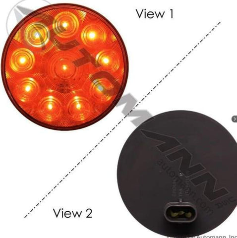 571.LD44A10-F/P/T Light LED 4in Amber, (product_type), (product_vendor) - Nick's Truck Parts