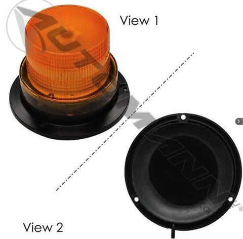 571.LD4AL36-M-Warning Light LED Amber Magnet Mount, (product_type), (product_vendor) - Nick's Truck Parts