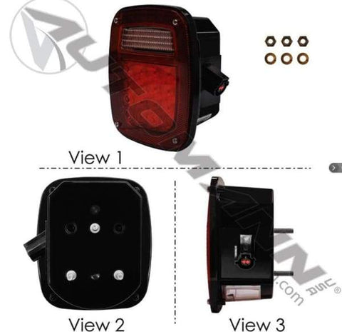 571.LD509R42-S/T/T Box Light LED Ford LH, (product_type), (product_vendor) - Nick's Truck Parts