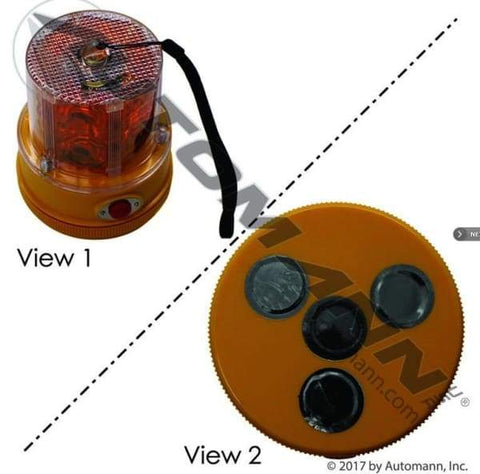 571.LD83AL24-Warning Light LED Magnetic Amber, (product_type), (product_vendor) - Nick's Truck Parts
