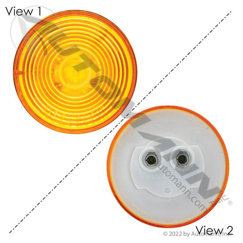 571.LD301A1-1 - Marker Light LED 2in Amber 1-Diode - Nick's Truck Parts