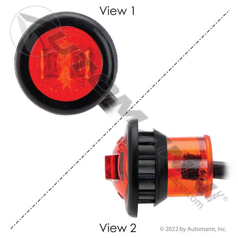 571.LD33PR1 - Marker Light LED 3/4in Red - Nick's Truck Parts