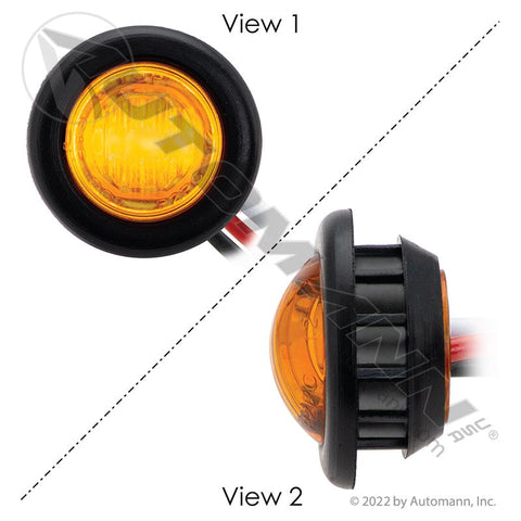 571.LD363A3- Marker Light LED Dual Function Amber - Nick's Truck Parts