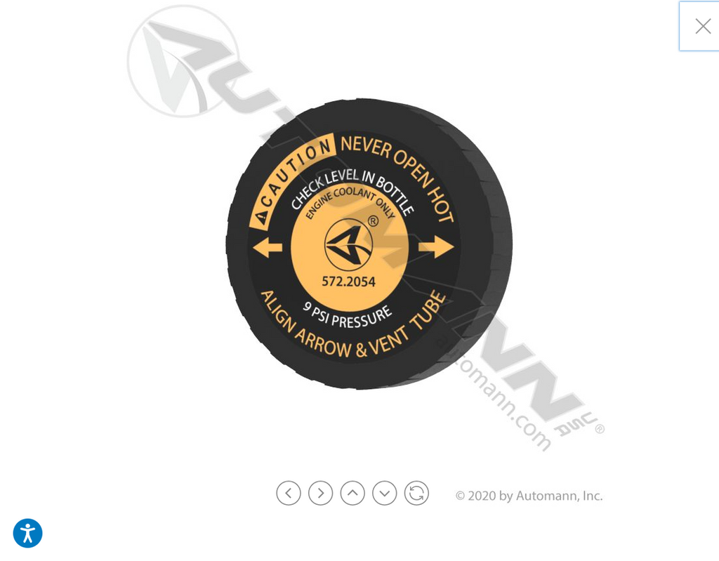 572.2054 - GM Coolant Reservoir Cap - Nick's Truck Parts