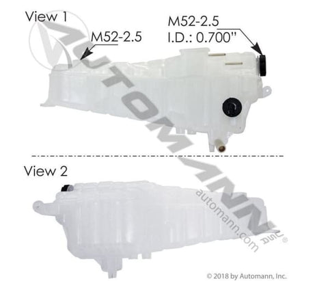 575.1014-COOLANT RESERVOIR FREIGHTLINER, (product_type), (product_vendor) - Nick's Truck Parts