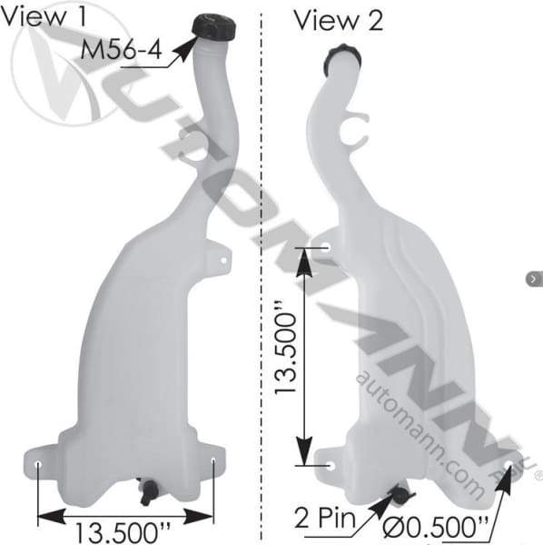575.1015-Washer Fluid Reservoir Freightliner, (product_type), (product_vendor) - Nick's Truck Parts