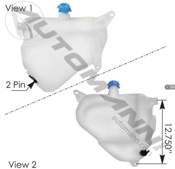575.1019-Washer Fluid Reservoir Freightliner, (product_type), (product_vendor) - Nick's Truck Parts