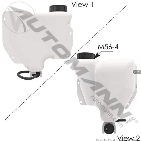575.1021-Washer Fluid Reservoir Peterbilt, (product_type), (product_vendor) - Nick's Truck Parts