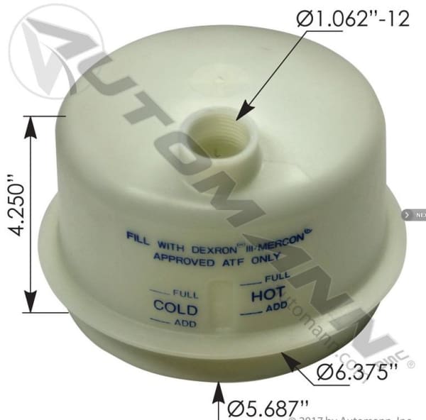575.1078.1-Power Steering Reservoir Cover, (product_type), (product_vendor) - Nick's Truck Parts