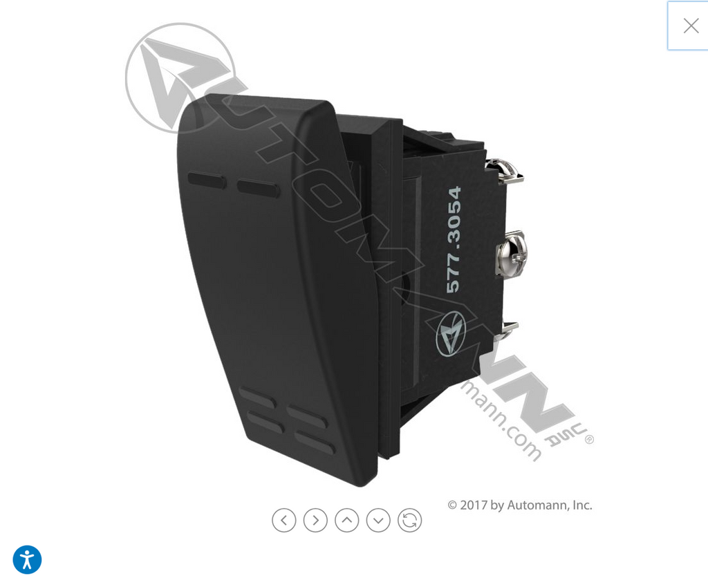 577.3054 - Rocker Switch Momentary On/Off/Mom On - Nick's Truck Parts