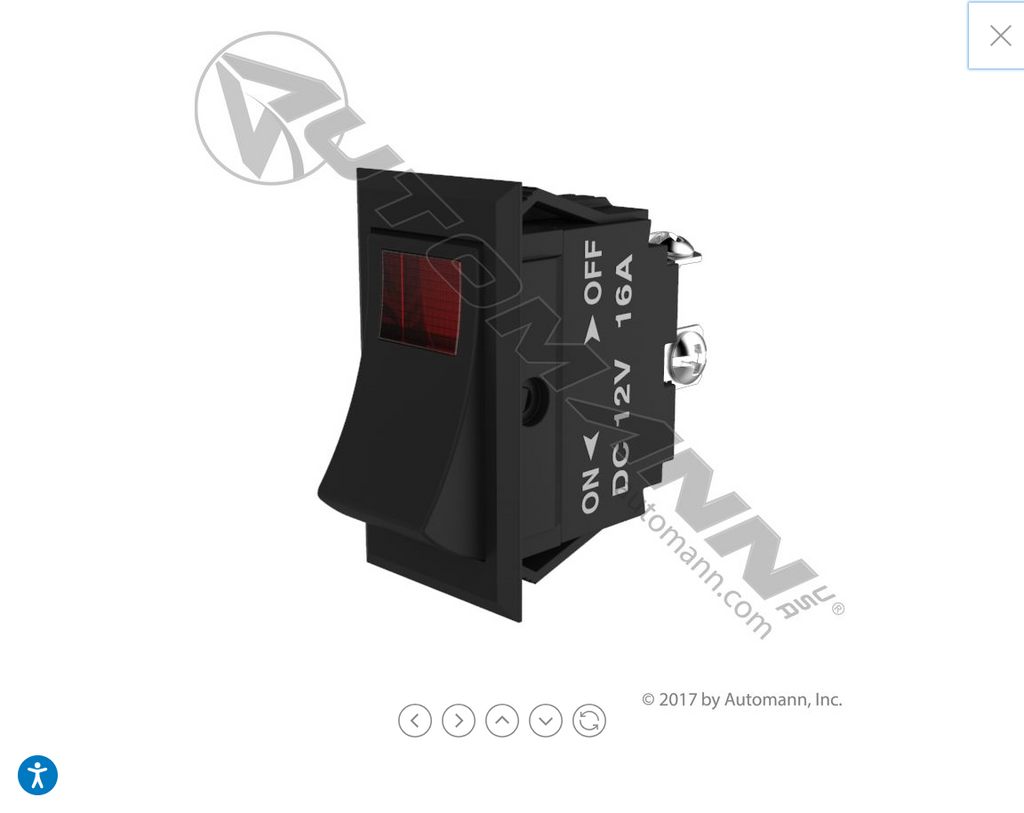 577.3059 - Rocker Switch On/Off Illumunated - Nick's Truck Parts