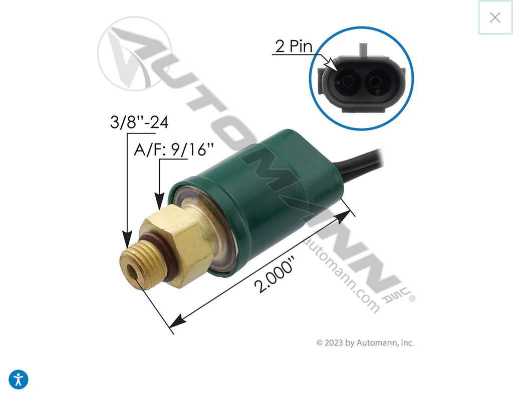 577.46558OE- Pressure Switch Freightliner - Nick's Truck Parts