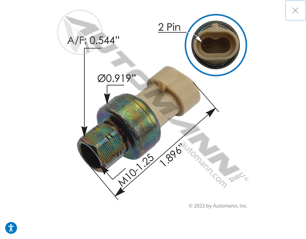 577.46608OE- Binary Switch AC Freightliner - Nick's Truck Parts