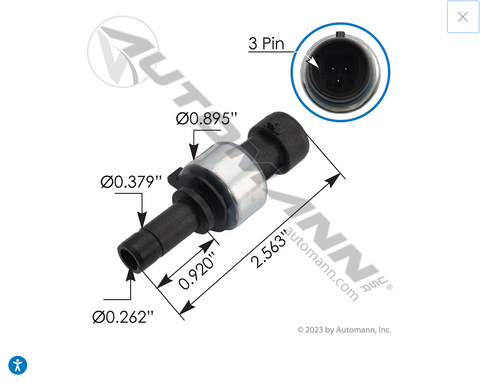 577.59515OE- Air Pressure Sensor Kenworth Peterbilt - Nick's Truck Parts