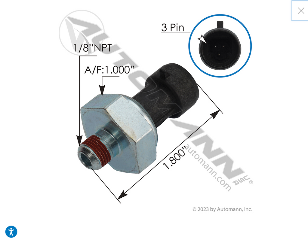577.62519OE- Oil Pressure Sensor Mack - Nick's Truck Parts