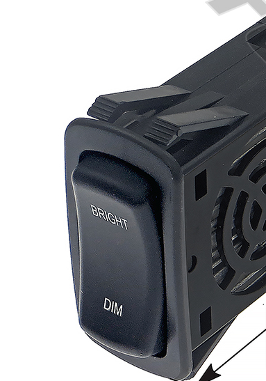 577.62529 - Dimmer Switch Rocker Mack - Nick's Truck Parts