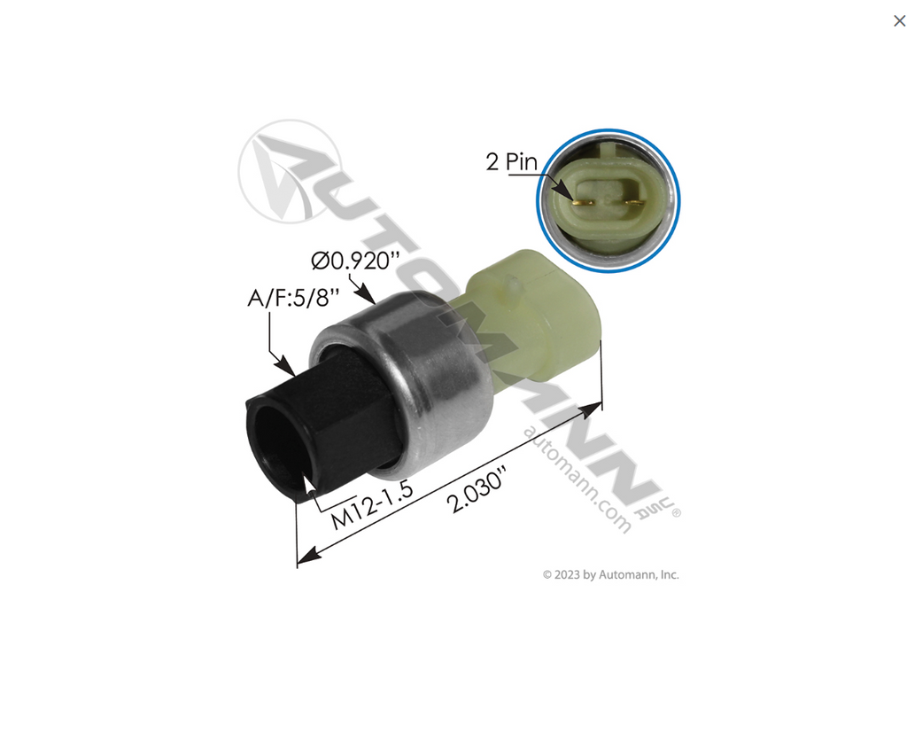 577.75642 - Low AC Pressure Switch Peterbilt - Nick's Truck Parts