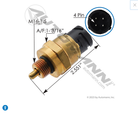 577.96512OE- Oil Pressure Sensor Volvo - Nick's Truck Parts