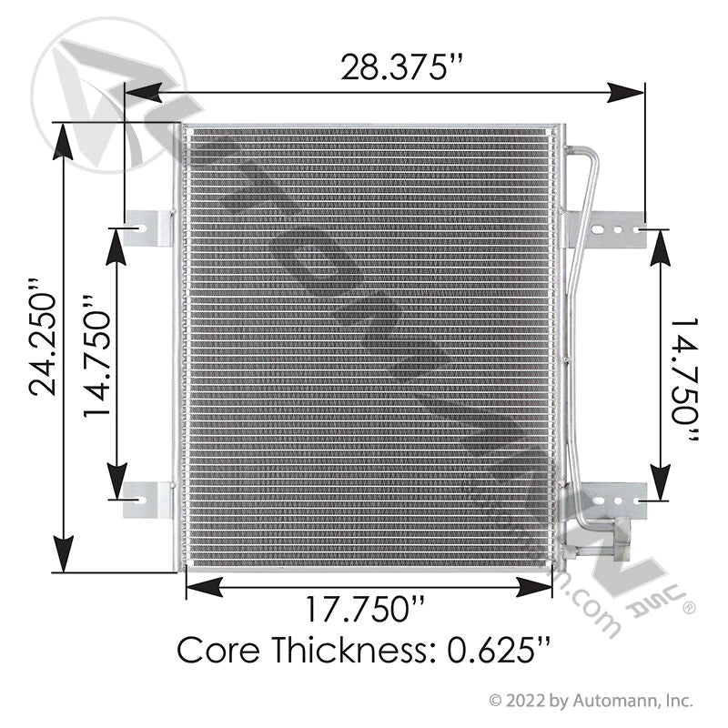 813.55102 - Condenser IHC - Nick's Truck Parts