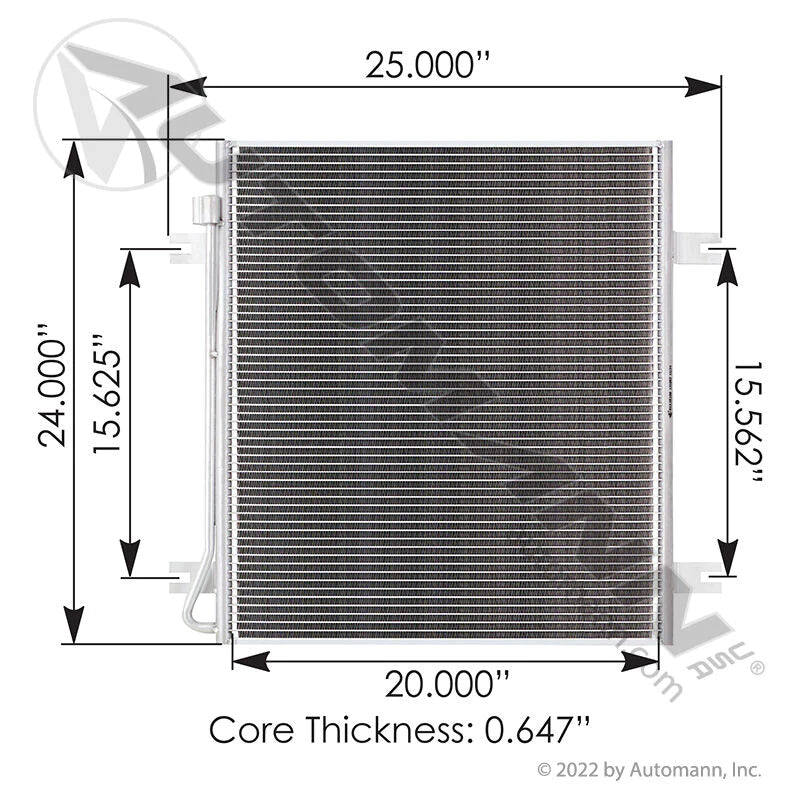 813.55108 - Condenser IHC - Nick's Truck Parts