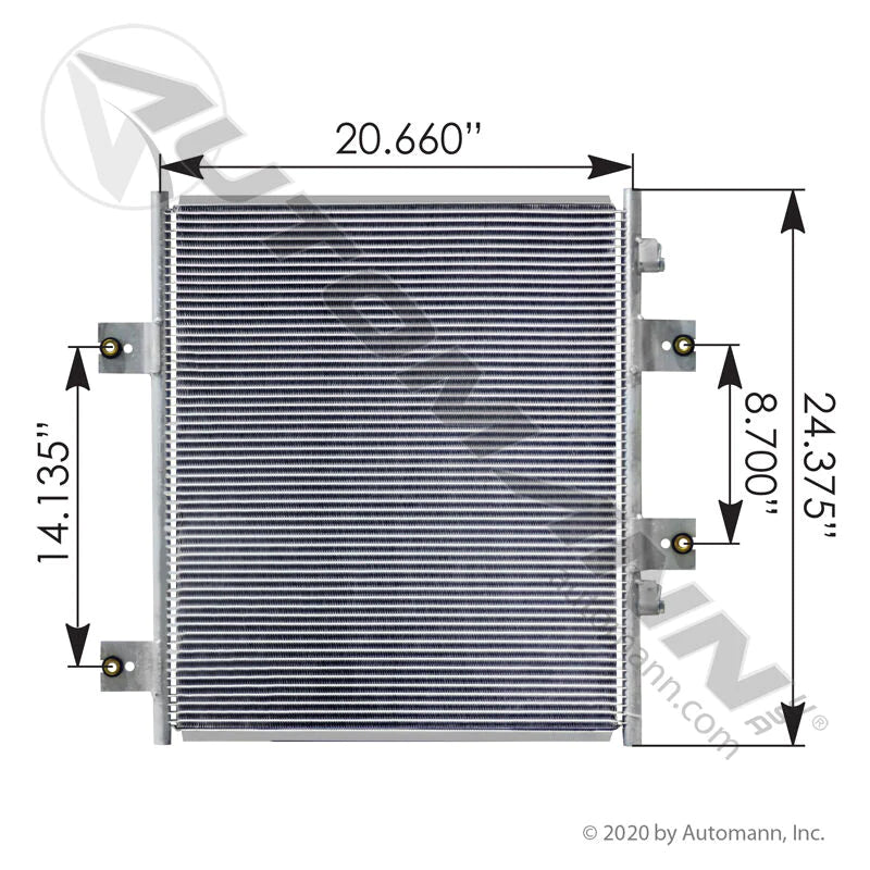813.55109 - Condenser IHC - Nick's Truck Parts
