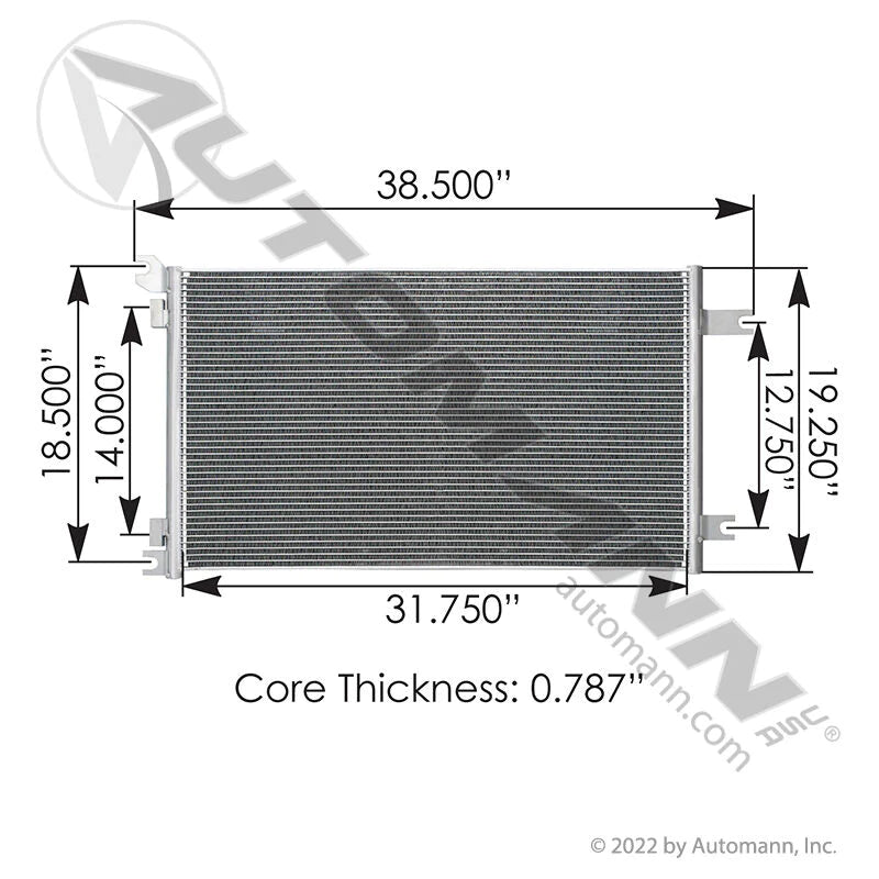 813.55117 - Condenser IHC - Nick's Truck Parts