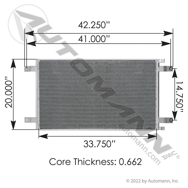 813.59107- Condenser Kenworth/Peterbilt - Nick's Truck Parts