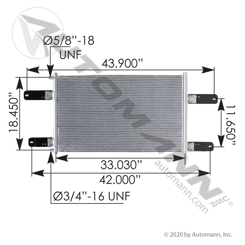 813.62101 - Condenser Mack - Nick's Truck Parts